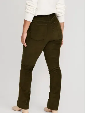 Old Navy New High-Waisted Corduroy Boot-Cut Pants thumbnail 6
