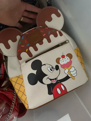 Loungefly Disney Mickey Mouse Ice Cream Mini Backpack thumbnail 4