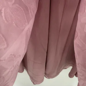 Lulus Dress Women’s SZ Large NWT Love and Beyond Mauve Pink Burnout Floral Maxi thumbnail 13