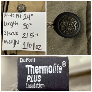 Bromley Sport Jacket MP‎ Quilted Thermolite Light Puffer Velvet Trim Chore Coat thumbnail 8