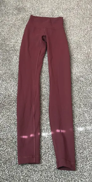 Maroon Lululemon Leggings Align 25" thumbnail 1