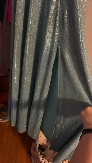 Teal/Blue Prom Dress Blue Size 0 thumbnail 3