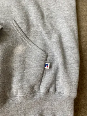 Russell Athletic Oversized Gray Zip Up thumbnail 2