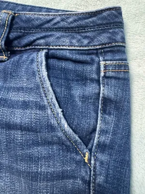 American Eagle Outfitters Indigo Rolled Hem Denim Shorts thumbnail 7