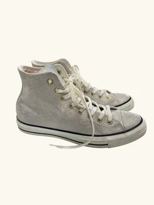 Converse Chuck Taylor All Star Hi Top Metallic Iridescent Crackle Leather 10 thumbnail 4