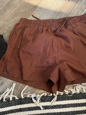 Girlfriend‎ Collective athletic brown shorts size M thumbnail 5