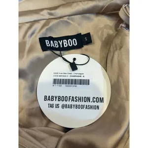 Babyboo NEW Ariel Maxi Dress Gown Champagne Size Small thumbnail 7