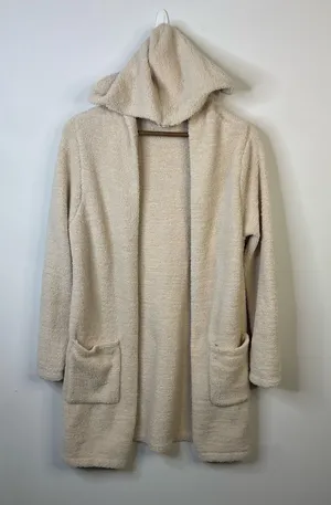 Cupcakes and Cashmere Hooded Open Front Cardigan Size Medium thumbnail 1