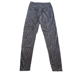 Vitality Storm Legging Black Gray Swirl Eclectic Psychedelic Workout Yoga Size M thumbnail 7