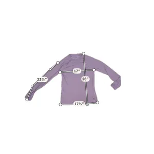 Women's UPF 50+ Purple Long Sleeve Sun Shirt Reel Life S Outdoor Gorpcore thumbnail 5