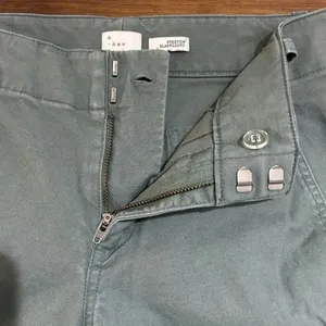 A New Day high waisted wide leg stretch pants Olive Green Coastal Size 2 thumbnail 6