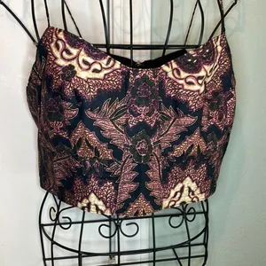 Isabel Marant Embroidered Crop Top Copper size 8 thumbnail 3