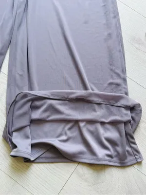 MSK Gray Sheer Palazzo Wide thumbnail 7