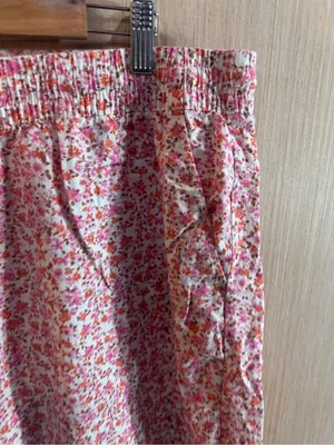 Women’s GAP Pink Floral Elastic-Waist Pajama Pants Size XL thumbnail 3