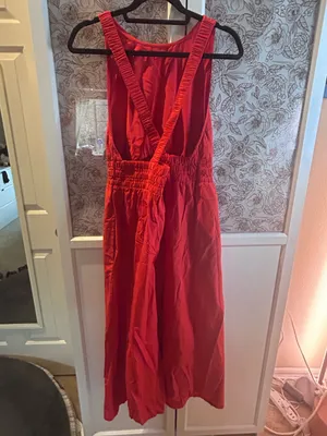 A New Day orange/red Smocked-Waist Maxi Dress thumbnail 3