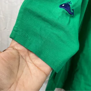 VTG Quacker Factory Green Cardigan with Whale Embroidery SZ:M thumbnail 3