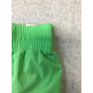 DSG Womens Stride High‎ Rise Short Hyper Lime Green Neon Running Small NEW thumbnail 2