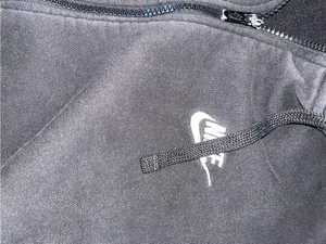 Nike Black Full Zip Hoodie Women’s Medium Fleece Sweatshirt thumbnail 3