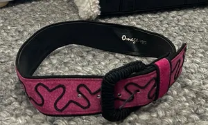Omega BLACK PINK FUNKY Belt SIZE S‎ thumbnail 1