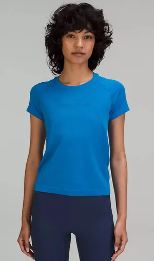 Lululemon Swiftly Tech Short Sleeve Tee Shirt 2.0 Race Length (Poolside Color) thumbnail 1
