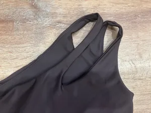 Peloton Brown One-Shoulder Bra thumbnail 3