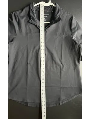 Tommy Bahama IslandZone Women's Black Half-Zip Polo Shirt Size L thumbnail 6