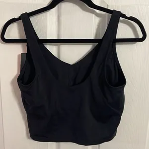 THE GYM PEOPLE Longline Sports Bra Size M Black New With Tags thumbnail 5