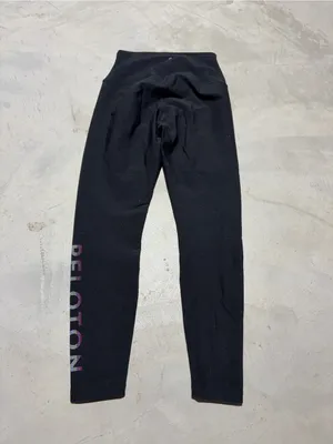 Peloton Black Performance Leggings with Logo small thumbnail 6