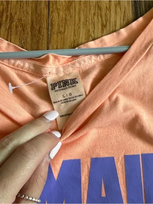 PINK Graphic Tank Top Large thumbnail 3