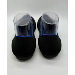 Rothy's The Loafer Black Solid Knit Fabric Slip On Flats Round Toe Women's 9.5 thumbnail 4