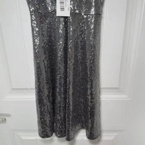 Flounce Club London Wrap Mini Size 10 Dress Metallic Y2K Indie Sleaze Retro thumbnail 10
