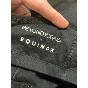 Beyond Yoga x Equinox Womens Black Strappy High Neck Shelf Bra Tank Top Size M thumbnail 4
