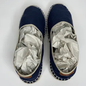 Toni Pons Blue Canvas Espadrilles Tan Trim Slip-On thumbnail 4