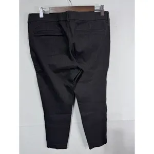 Old Navy 12 Dark Gray Pixie Pants Women Mid-Rise Ankle Chino Workwear‎ thumbnail 5