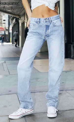 PacSun Mom Jeans low rise thumbnail 1