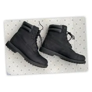 Timberland Ortholite Leather Waterproof Boots‎ Black 7.5M Womens A3340 thumbnail 4