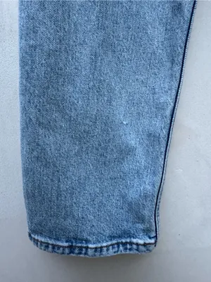 Reformation Cynthia Stretch High Rise Straight Jeans Light Wash 24 thumbnail 6