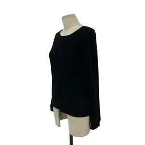 Monrow Classic Black‎ Crewneck Pullover Sweatshirt Size Medium Black thumbnail 6
