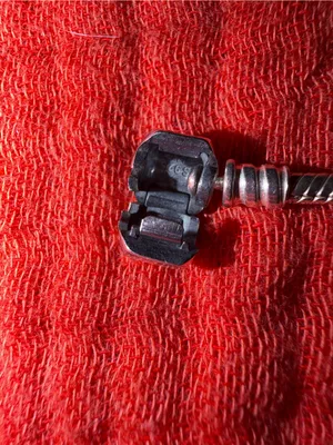 Pandora snake chain charm bracelet thumbnail 5