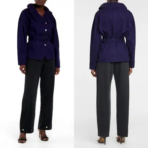 Isabel Marant Blue Dipazo Belted Denim Jacket‎ Womens Size 34 / US XS / 2 thumbnail 2
