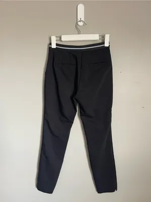 ZARA Black Straight Leg Dress Pants Sz XS thumbnail 6