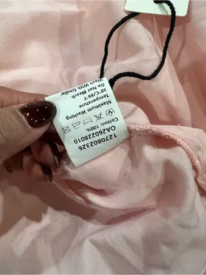 Commense Pink Eyelet Embroidery Cutout Waist Midi Dress Size L NWT thumbnail 6