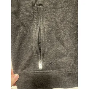 Lauren Ralph Lauren LRL Green Label Grey 100% Cotton Zip Pocket Sweatshirt. L thumbnail 4