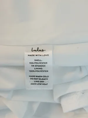 Lulus White Sleeveless Romper with Skort Styling Size Large Bridal Romper thumbnail 9
