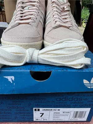 adidas Women’s Blush Pink Suede High-Top Sneakers thumbnail 2