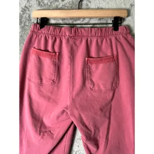 Anthropologie Saturday Sunday Cozy Fleece Joggers Pants Women's Medium Rose Pink thumbnail 4
