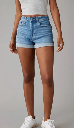 American Eagle outfitters Mom shorts SZ 14 thumbnail 1