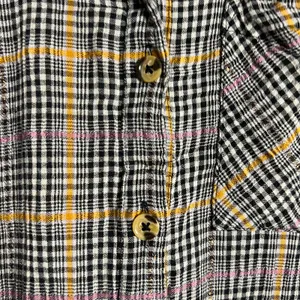 Free People Break My Stride Oversized Plaid Long Sleeve Button Up Shirt Size S thumbnail 13