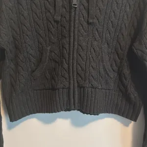 American Eagle Cropped Zip Up Size L thumbnail 3