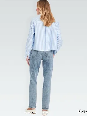 Distressed OG Straight Leg Jeans Blue Size 6 thumbnail 2